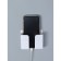 Wallmaning holder for a phone, 10 × 8.7 × 2.8 cm, white color