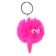 Soft toy "Fluff" on the key fob, 8 cm, color mix