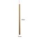 Suspension lamp "Alamamo" LED 5W 4000k gold 2.5x2.5x60-160cm