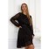 Women's dress, size 42, black color, red 5503