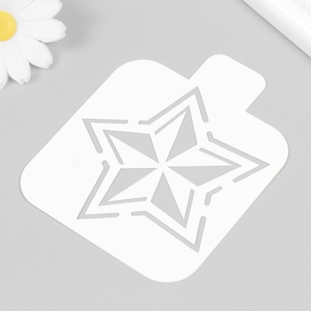 Stencil "star" 9x9 cm-1
