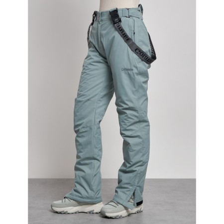 Semi-combinezone ski insulated female winter, size 44, color light gray-10