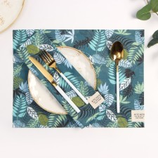 Set of napkins Ethel Paporotnik 30x40 cm - 2 pcs, 80% HL, 20% PE, satin 110 g/m2