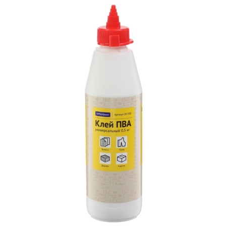 PVA glue 500 g Officespace, universal, with a dispenser