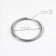 Rings for a key fob, d = 25 mm, thickness 2 mm, 10 pcs, silver color