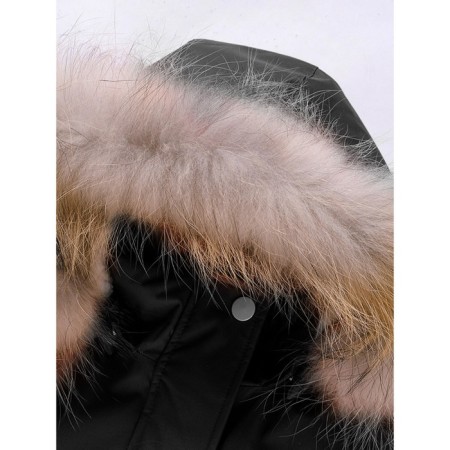 Winter park for girls, khaki color, height 128-2