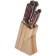 ATLANTIS knife set, brown color, 6 items