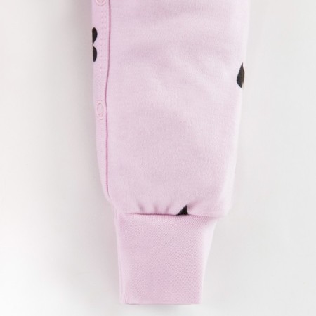 Combineson crumb I am “hearts”, pink color, height 62-68 cm-4