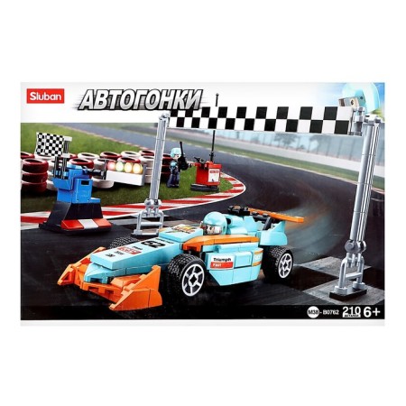 Constructor Racing machine "Bolid" Sluban Autogan, 210 parts, 6+-5