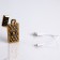 Electronic lighter "Bitcoin", spiral, USB, 3.5 x 7 cm, black and golden
