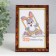 Photo frame plastic 10x15 cm 682 Dark nut