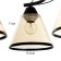 Chandelier "Edott" 3he27 40w Black 43x43x25 cm Bayerlux