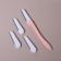 A razor for eyebrow correction, with interchangeable razors - 4 pcs, white/pink color