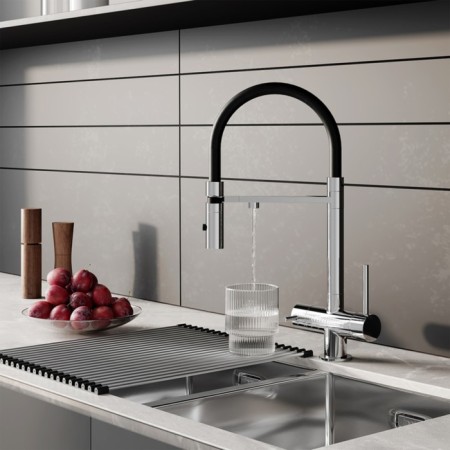 IDDIS ACE kitchen mixer, with filter and flexible pour, chrome-7