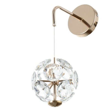 Bra "Jasil" LED 5W gold 19.5x12.5x43-130 cm