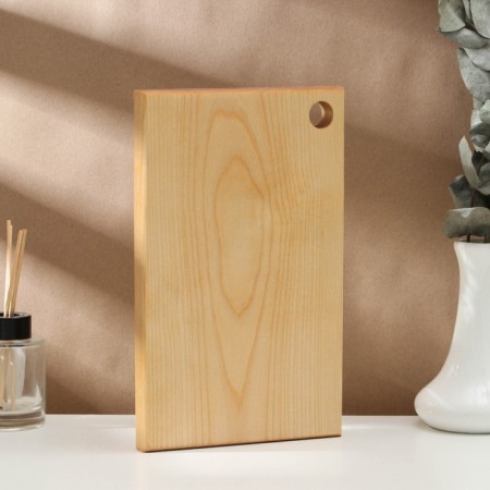 Groot board with a hole ADELICA, 26 × 16 × 2 cm, covered with oil, whole birch-5