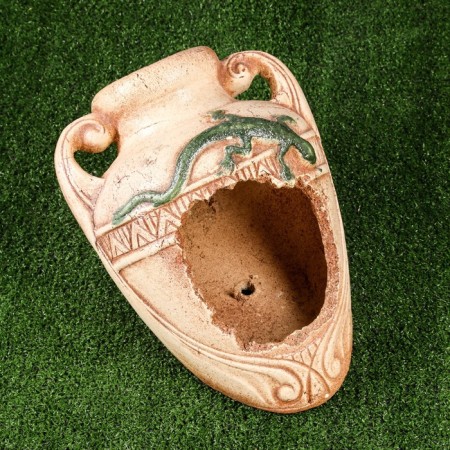 Pot "Amphora with Lizard" lying, small, 22x42cm-4