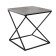 Table Loofing DQ Teaser Nut, 500*500*532, concrete chicago, m/k black chip