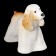 Souvenir "Cocker - Spaniel", standing, 9 × 4 × 6 cm, handmade, porcelain