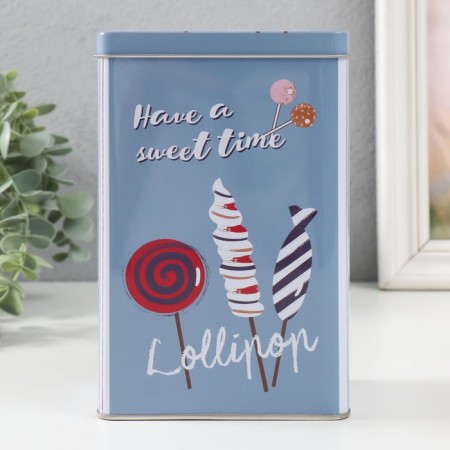 Rectangular Metal Casket "Lollows" 7.8x12.2x18.6 cm-1