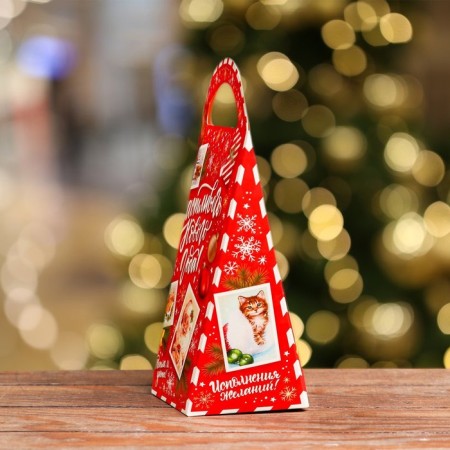Gift Folding Box "New Dita Red" 10/20 x 10 x 23 cm-2