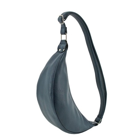 Women's bag B2775-03110, dark blue color, artificial leather, 40x15x12 cm