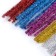 Wire with pile for crafts and decoration, set of 50 pcs., Mix color with brilliance