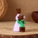 Souvenir "Bear with a bear cub", Kargopol toy