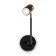 Wall lamp 35W, 1xgu10, 14x12 cm, black
