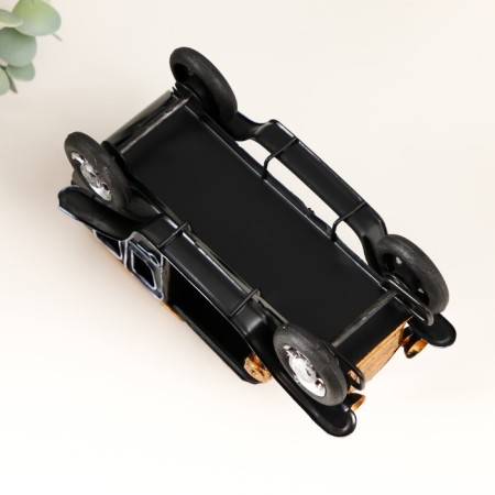 Metal souvenir "Retro. Black-gold car" 16.7x7.7x11 cm-6
