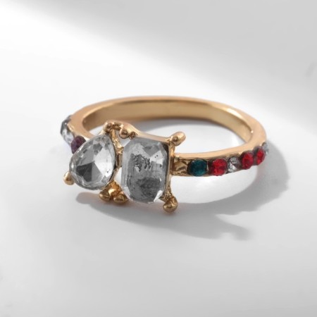 Rain Rainbow ring, color in gold, size 16-2
