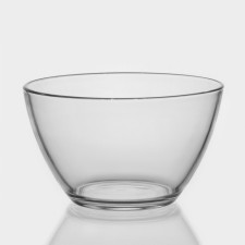 Glass salad -shaped 