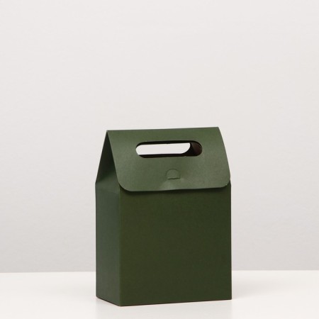 Box package with a pen, green, 19 x 14 x 8 cm