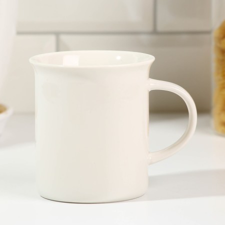 Ceramic mug "Drive bad mood", 300 ml, white color-2