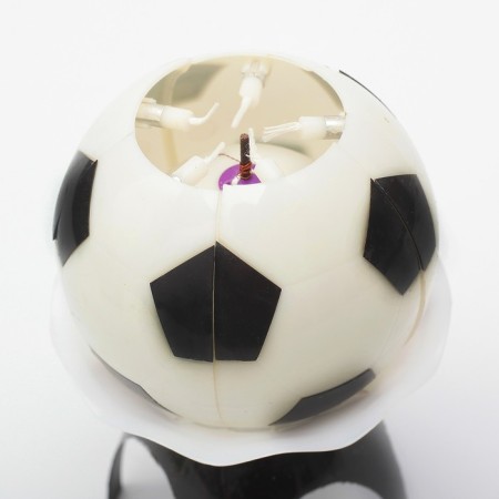 Candle for the cake musical "ball", white-black-6