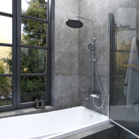 Shower system IDDIS SPAHOME SPASBBTI06, spa effect, tropical shower, shower, chrome-2