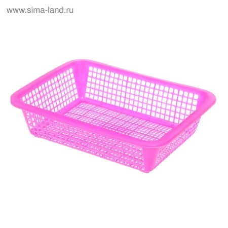Storage basket, plastic, color mix-4
