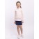 Turtleneck for girls, height 146 cm, pink color