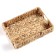 Tray "Golden Kolos", 32 x 22 x 6 cm, water hyacinth