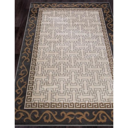 Rectangular carpet Merinos Serenity, size 240x400 cm, Cream-Gray color-1