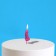 Candle in the cake 18+, pink, 2 x 4.5 cm