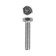 Bolt bolt, with a hexagonal head, galvanized, GOST 7798-70, M10x65 mm, 5 kg