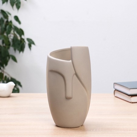 VAZA Ceramics Table "Bruno" 23x11 cm, gray