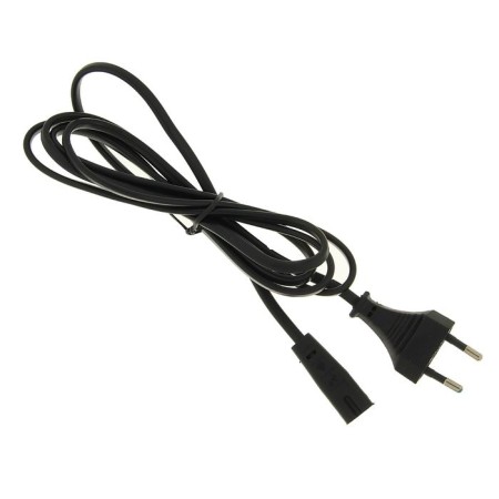 Power cable Cablexpert PC-184/2-1.8m, CEE 7/16-C7, 2-PIN, 2.5 A, 1.8 m, black-1