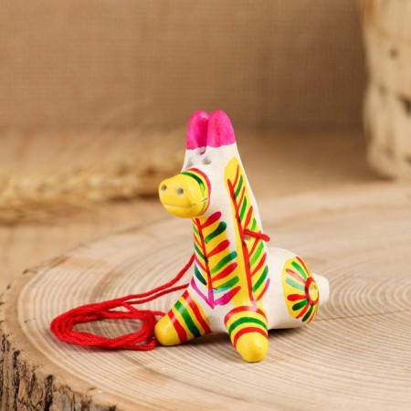 Filimonovskaya toy - whistle "Horse"-4