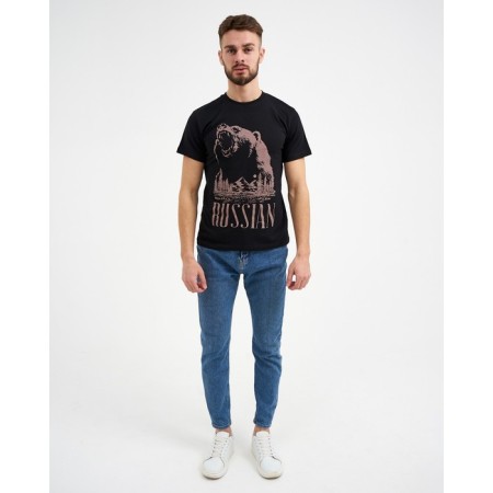 Male T -shirt "Bear" p. 54, black-4