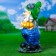 Garden Light "Dwarf with a lantern" 24x24x52cm