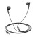 Hoco M93 headphones, wired, inserts, microphone, 1.2 m, black