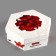 Folding box "with all hearts", 26 × 22.5 × 8 cm