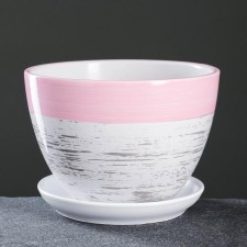 Flower watercolor pot pink 1.65 liters